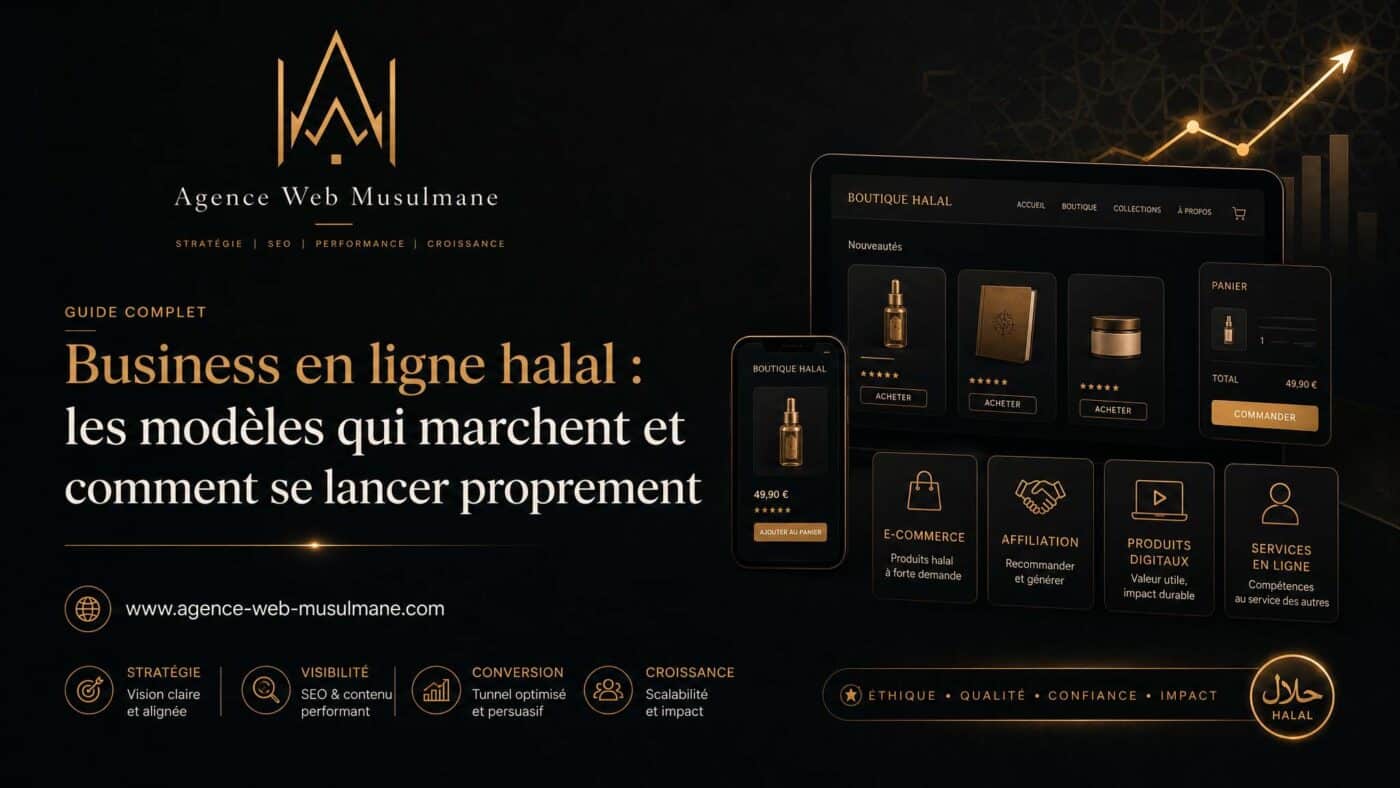 Business en ligne halal : 6 modèles qui marchent vraiment