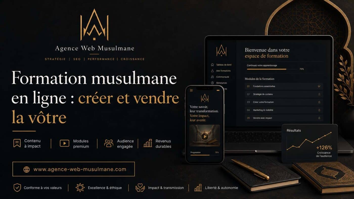Formation musulmane en ligne : transformez votre savoir en revenu