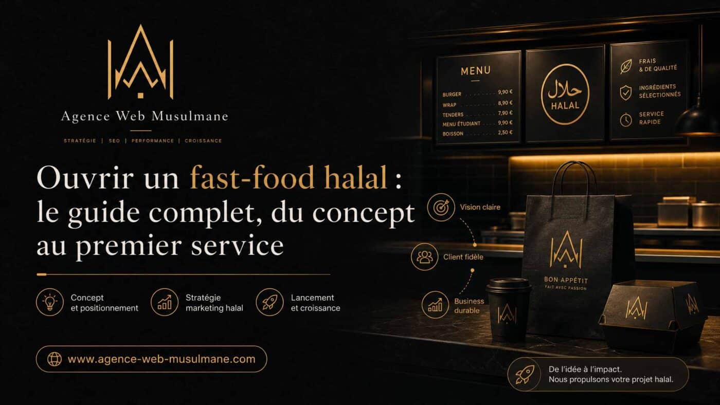 Ouvrir un fast-food halal : le guide complet, du concept au premier service